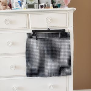 Plaid Forever 21 Skirt with Slit